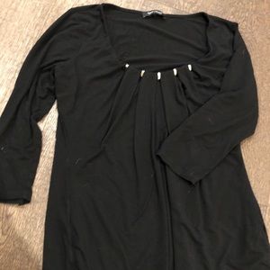 WHBM casual pleated top